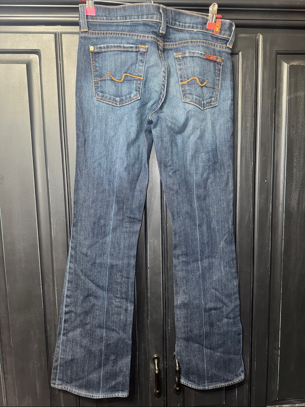 Women’s 7FAMK Dark Blue Bootcut Jeans